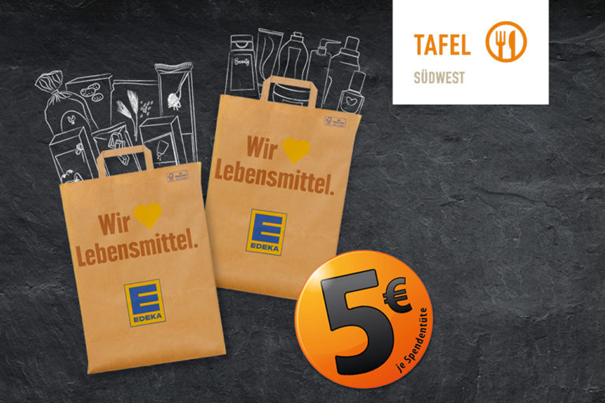 Tafel-Tütenaktion Zwei Tüten zur Tafelspendeaktion